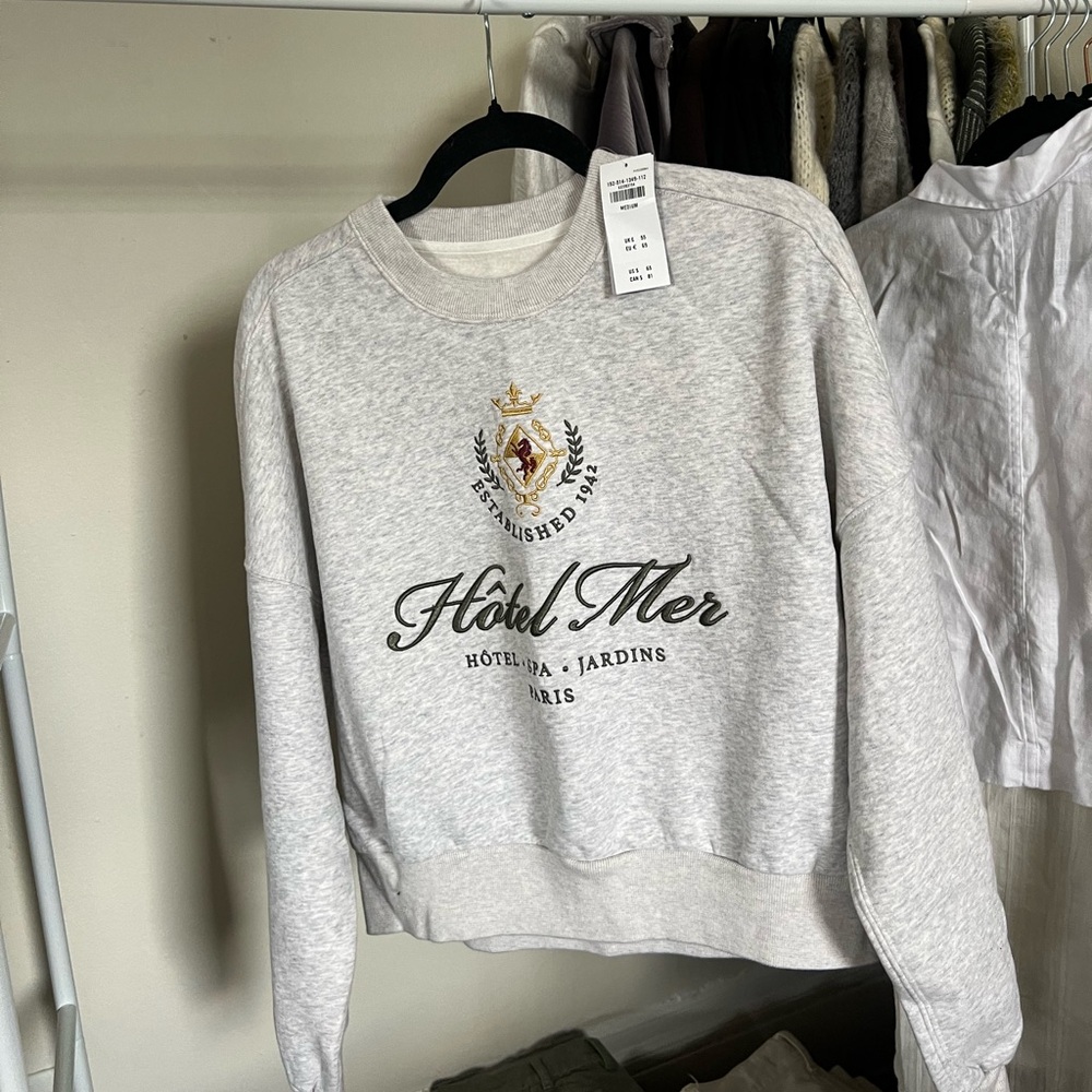 Abecrombie Soft A&F cropped sweatshirt